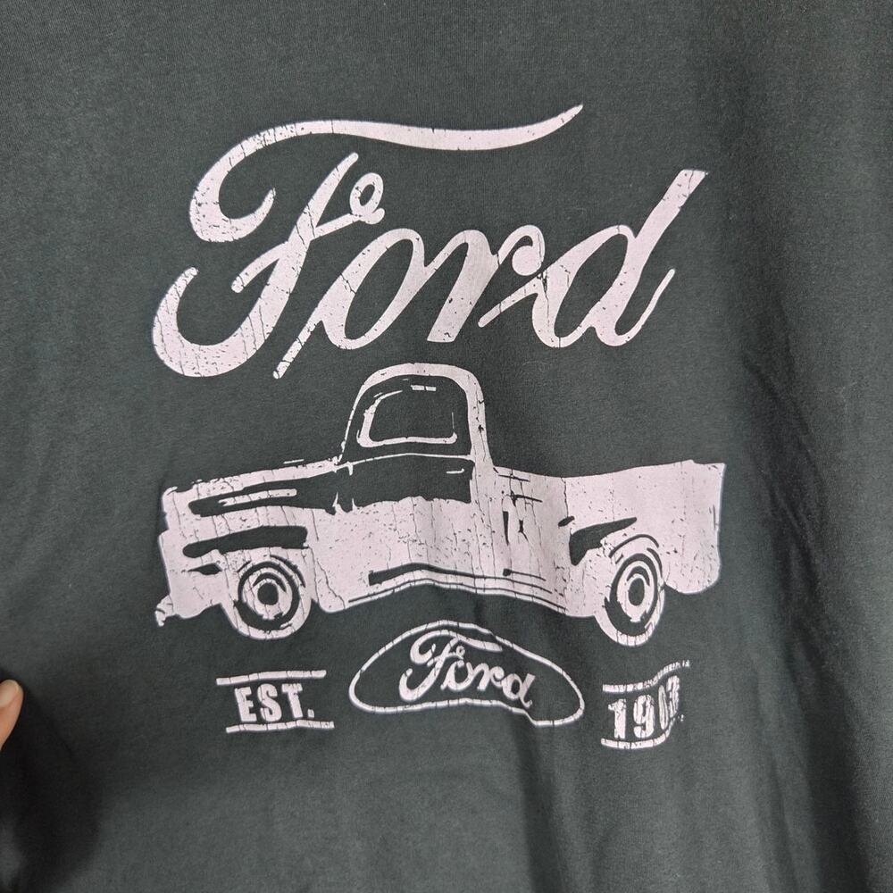 Ford Woman's Dark Gray Shirt with Purple Writing Size 2X - Picture 4 of 6